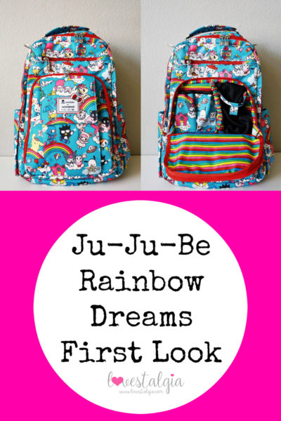 JuJuBe Diaper Bags Rainbow Dreams Tokidoki Sanrio Hello Kitty