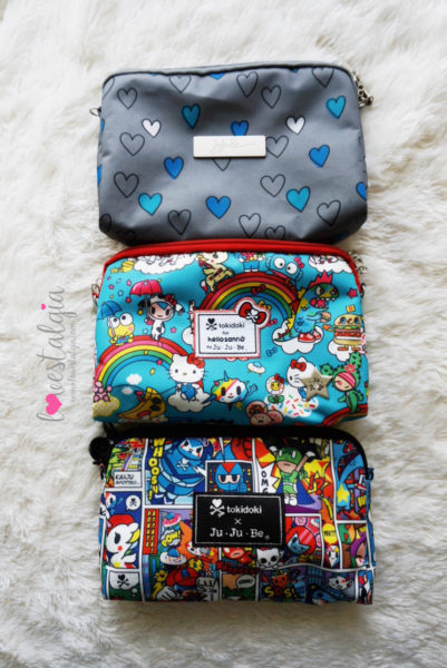 JuJuBe Rainbow Dreams Tokidoki Sanrio Hello Kitty Diaper Bags BeSet Rad Hearts SuperToki