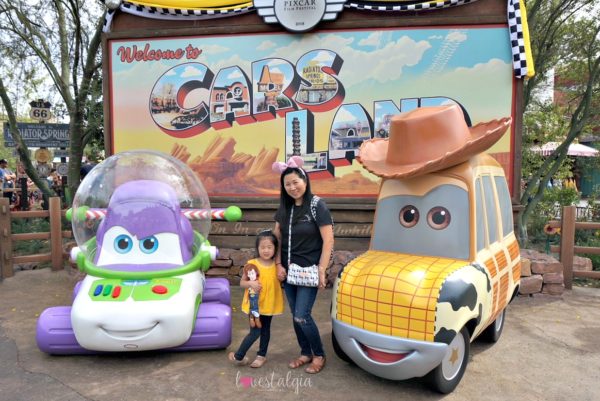 Disney California Adventures, Pixar Fest, Pixcar film festival, Buzz Lightyear, Woody, Toy Story Carsland