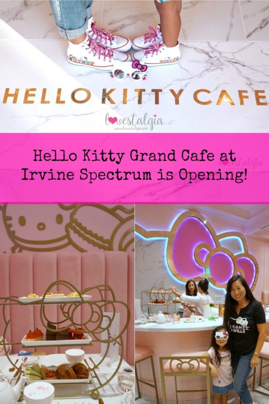 Afternoon Tea at Hello Kitty Grand Cafe – Irvine