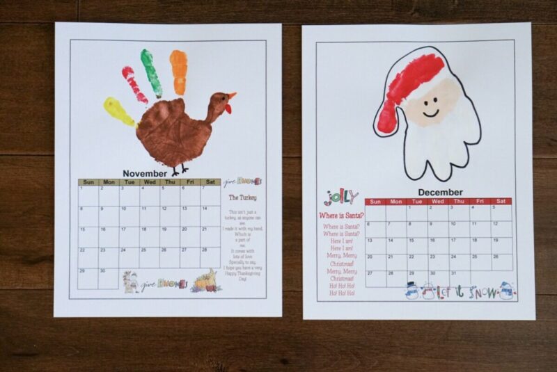 Target Calendars Hand Handprint Calendar « lovestalgia