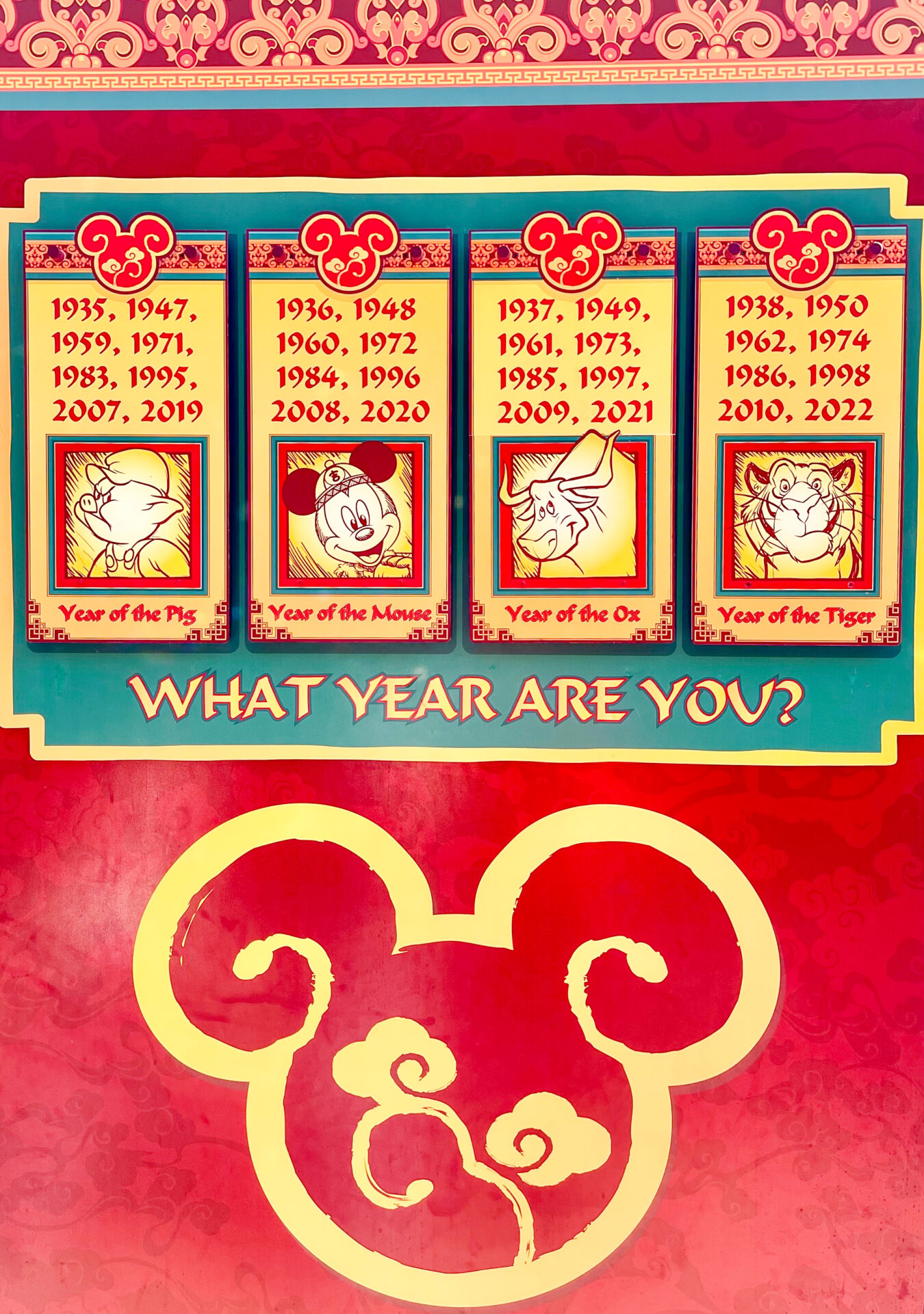 Disney Lunar New Year, Year of the tiger, Disneyland, Chinese Zodiac, Lunar New Year