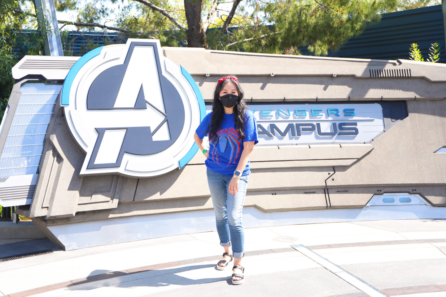 avengers campus, disney california adventure park, avengers, disneyland, dca, spiderman