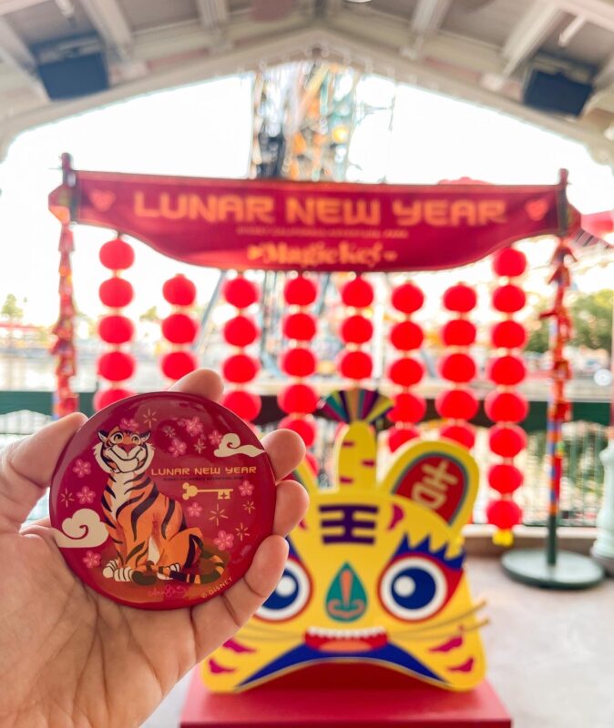 disney lunar new year, year of the tiger, disneyland magic key, magic key holder, disneyland